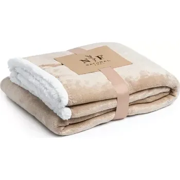 deka Gor Factory GLORY 5626 Flísová deka Begie/White 130x165