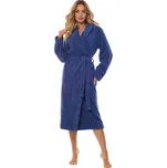 Dlouhý dámský župan LL.2408 NAVY FROTTE XXL 0