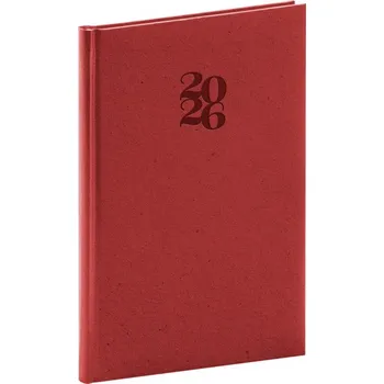 Diář Notique Týdenní Diář Essenza 2026, Třešeň, 15 x 21 cm