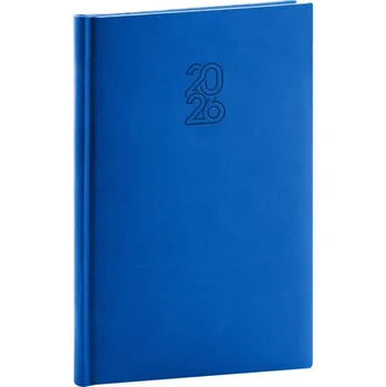 Diář Notique Týdenní Diář Aprint 2026, Modrý, 15 x 21 cm