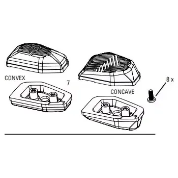 Komponent pro jízdní kolo SRAM POD Controller AXS Ultimate náhradní tlačítka