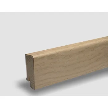 soklová lišta Soklová lišta dýhovaná Dub bez povrchové úpravy, 18x50, smrkové jádro