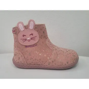 Dívčí tenisky Barefoot kotníkové boty Garvalin Serraje Laminada wood 20