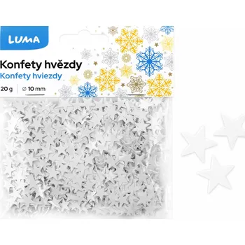 Konfety Luma 20g, Hvězdy, bílé