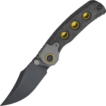 kapesní nůž Kizer PIONEER M390, Stonewashed + DLC-Ultra, Ti & Marble CF ZX-FK03A1