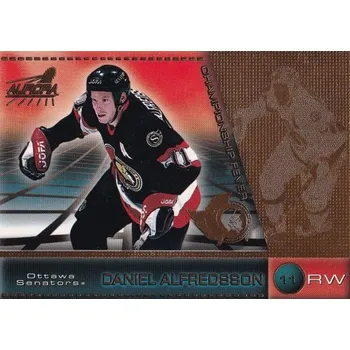 Karetní hra insert karta DANIEL ALFREDSSON 98-99 Aurora Championship Fever číslo 32