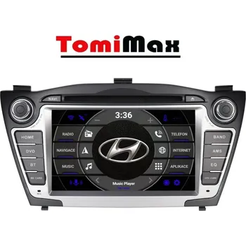 Autorádio TomiMax Hyundai IX35 Android 14 autorádio s WIFI, GPS, USB, BT HW výbava: 8 Core 6GB+128GB HIGH - Model auta: HYUNDAI IX35 2009-2015, Velikost obrazovky: Dotyková obrazovka: 7"