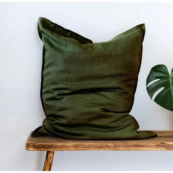 Povlak na dekorativní polštářek TULULUM Lněný povlak na polštář COMFORT FOREST Rozměr polštáře: 70 x 90 cm