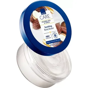 Tělový krém Zklidňující tělový krém s jojobovým olejem a bambuckým máslem - 200 ml (Avon Caré)