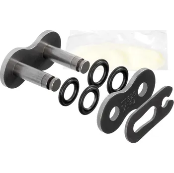 Řetězová sada pro motocykl spojka řetězu 520X1R, JT CHAINS (barva černá, rozpojovací, typ SPRING)