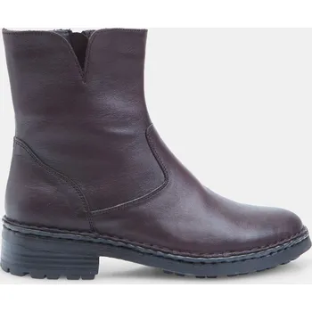 Dámská zimní obuv Baťa dámská kotníková bota z kůže vínové, vel. 37