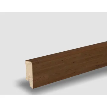 soklová lišta Soklová lišta dýhovaná Burley Oak (Dub), matný lak, jádro smrk Pedross, Cubica