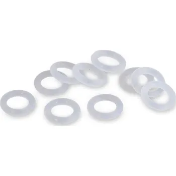 20ks Gumové kroužky Doiyo Neko & Wacky Rig Rings Clear