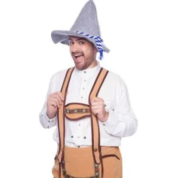 Klobouk Klobouk bavorák Oktoberfest šedý