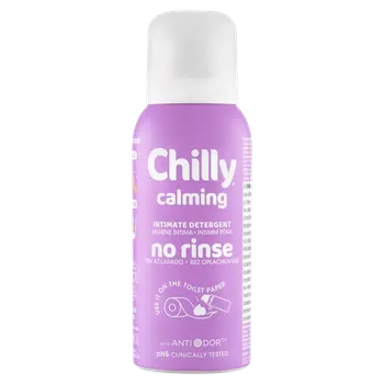 Intimní hygienický prostředek Chilly No Rinse Calming bezoplachová pěna na intimní hygienu 100 ml