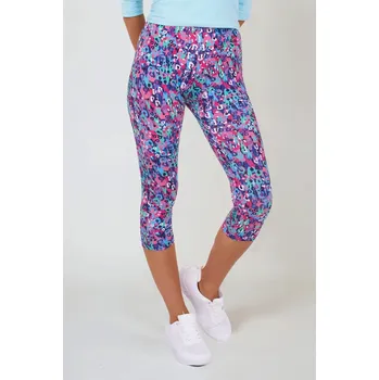 Zdravotnický oděv 2P SERVIS Llegíny dámské 3/4 LLindos Crazy Potisk 4XL