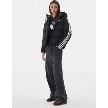 adidas Vatovaná bunda Essentials Climawarm 3-Stripes JW3429 Černá Loose Fit L