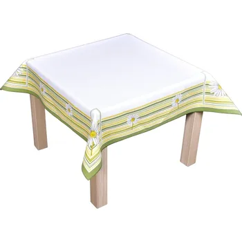 ubrus Ubrus celoroční, Kopretina, zelený, 85 x 85 cm