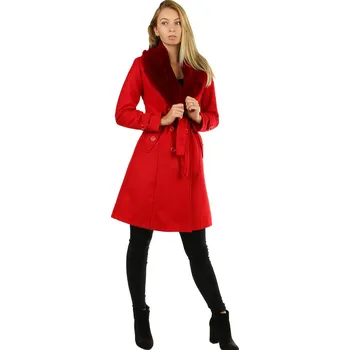 TopMode Kabát dámský s kožešinou 846554