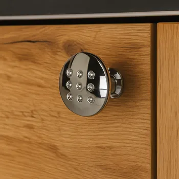 Nábytkové kování Gamet Úchytka knopka VISTA Slim / Lesklý chrom