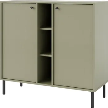 Komoda TOKYO 2 e | komoda 822 | 100,2 cm | eukalyptová/černá