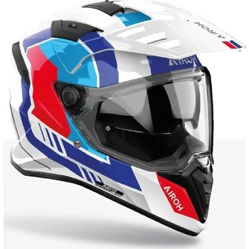 Helma na motorku Přilba bandit horn, airoh (bílá lesklá, vel. 2xl) 2025