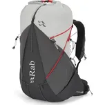 Rab Muon 40 pewter/graphene ultralehký turistický expediční batoh s rolovacím uzávěrem