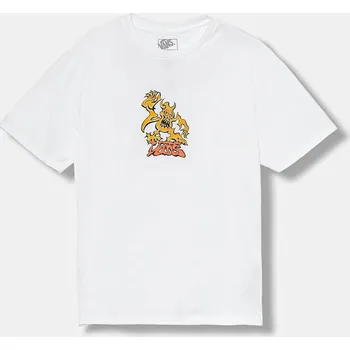 Chlapecké oblečení Dětské bavlněné tričko Vans Goblin Step SS VN000PY4WHT1 bílá 00X, vel. 129-139.5