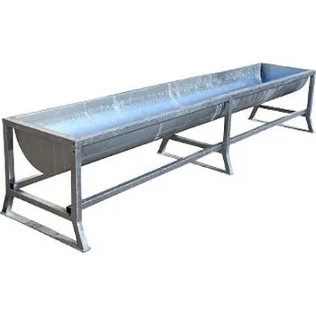 napáječka pro hospodářská zvířata Ocelový pozinkovaný žlab 300 l