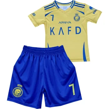 Numberoplus Premium Dětský fotbalový dres Komplet Al Nassr 2024 - Cristiano Ronaldo CR7 27988 Velikost: 16 let (vel.166-172)