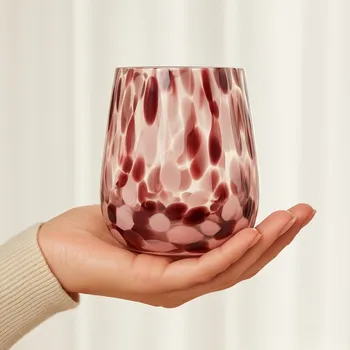 Stolování HOMLA Půlměsícová tmavá sklenice 0,3l