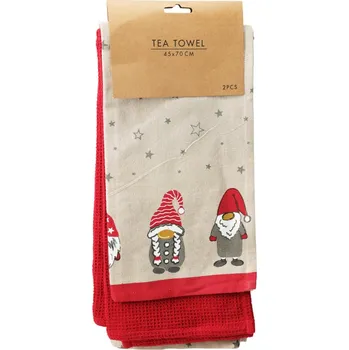 Utěrka Vánoční utěrka 45x70 cm, trpaslíci