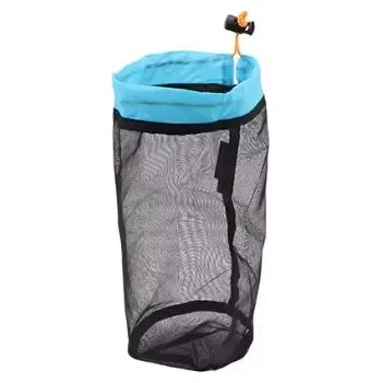 Horské kolo Síťovaný úložný vak - Modrý, S