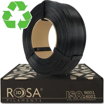 3D tisk Filament ROSA3D R-PLA Černá Refill [1,75mm, 1kg]