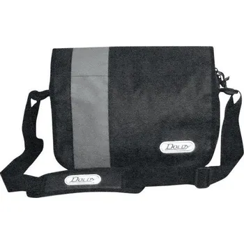 Doldy Messenger Bag Cordura městská taška přes rameno - Černá/šedá