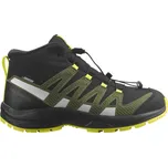 Salomon XA Pro V8 Mid CSWP J 472894 black/deep lichen dětské nepromokavé trekové boty - 38 EUR