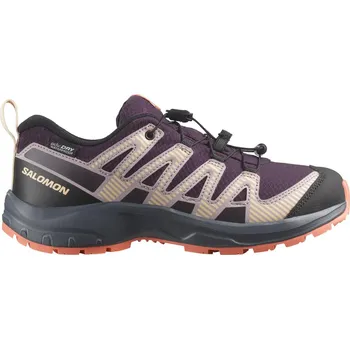 Dívčí obuv Salomon XA Pro V8 WP J 478571 plum kitten/turbulence dětské nízké nepromokavé boty - 31 EUR