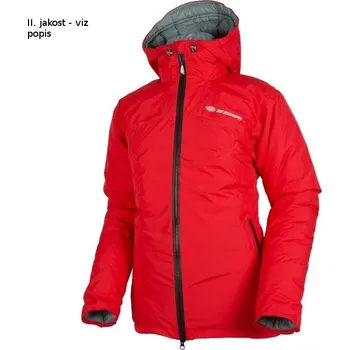 Sir Joseph Sarek Lady red II. jakost -lehká dámská péřová nepromokavá zimní bunda s kapucí - XL