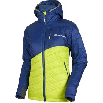 Dámská móda Sir Joseph Heron hooded Lady navy/limet dámská lehká zimní bunda Alpská vlna - L