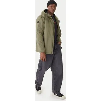 Pánské oblečení Quiksilver Bunda pro přechodné období June Battle EQYJK04172 Zelená Regular Fit XL