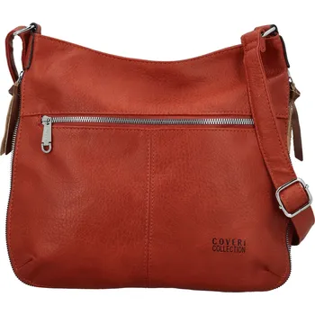 Kabelka Módní dámská koženková crossbody kabelka Coveri Kisha, červená