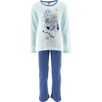 Dívčí pyžamo Sun City Dívčí pyžamo FROZEN Anna Elsa Olaf dlouhé Barva: Modrá, Velikost: 104