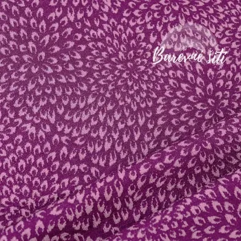 Merino Lístečky ostružina a šeřík (E) (Hebké merino oboulic )