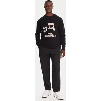 Pánský svetr KARL LAGERFELD Svetr 655030 554306 Černá Regular Fit XXL