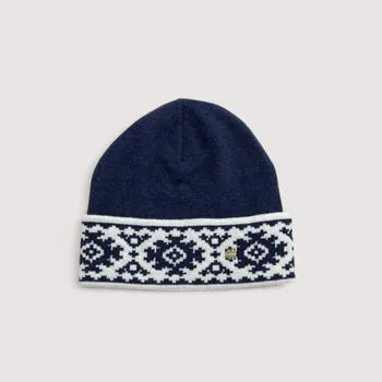 Šála COCCINELLE NORDIC ČEPICE BLU DENIM/WHITE AW25