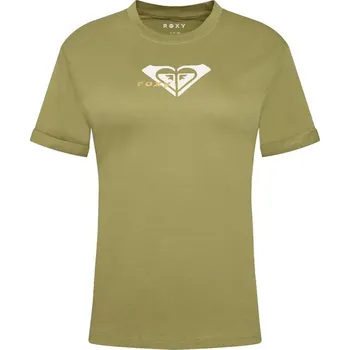 tričko Roxy VL Oceanregular Corpo - GLD0/Oil Green L