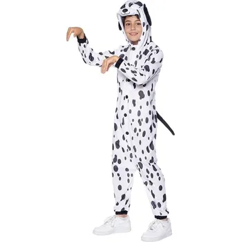 Karnevalový kostým Funiglobal - Overalový kostým dalmatin pro děti - 5-6 years