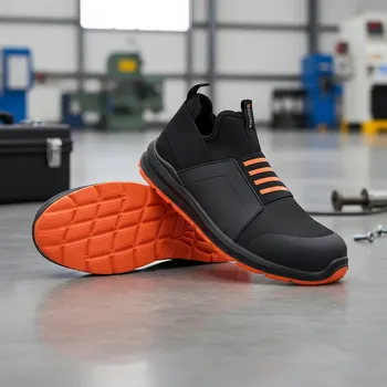 Pracovní obuv Procera Polobotky SLIDER S1P Velikost 46 (UK-11) černá/oranžová