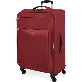JOUMMA BAGS Textilní cestovní kufr ROLL ROAD ROYCE Red/Červený, 76x48x29cm, 93L, 5019324 (large)