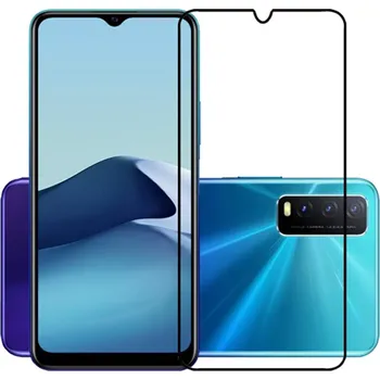 3x Picasee 3D tvrzené sklo s rámečkem pro Vivo Y29s 5G - černé - 2+1 zdarma